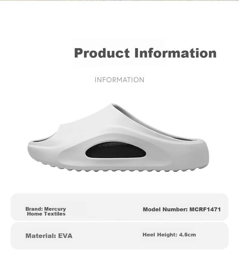 Mercury Home Textiles Colorblock Sport Slippers Men's Summer Indoor Bathroom Soft Sole Non-Slip Beach Outdoor Wear Slippers 2