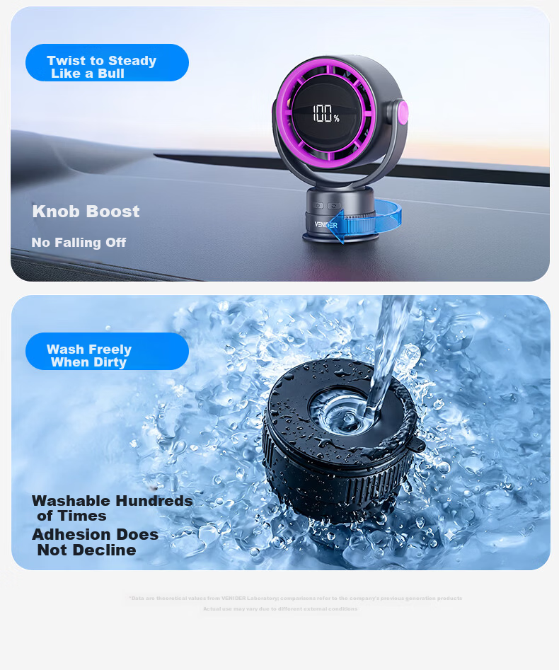 VENIDER 2026 Latest Model | Cool Breeze No.1 | Desktop Mini Fan Silent Cooling Air Conditioner Fan for Office, Student Dormitory, Car, Wall-mounted, Kitchen, Small Home Oscillating Electric Fan 13