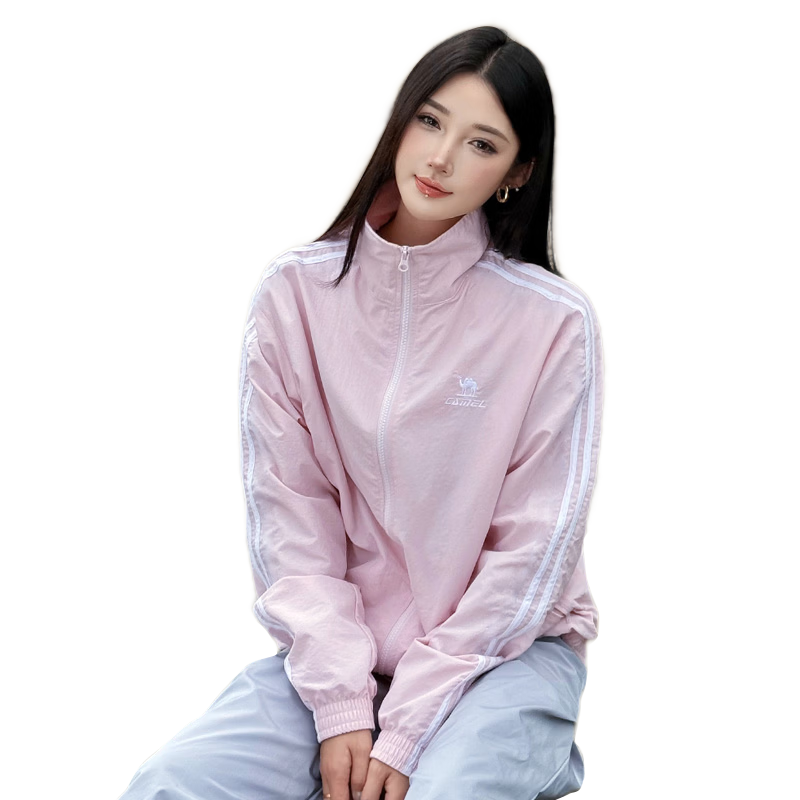 CAMEL Campus Style Jacket, New Autumn Men's And Women's Casual Versatile Youth Trendy Stand-Collar Top, Sports Lightweight Outerwear
