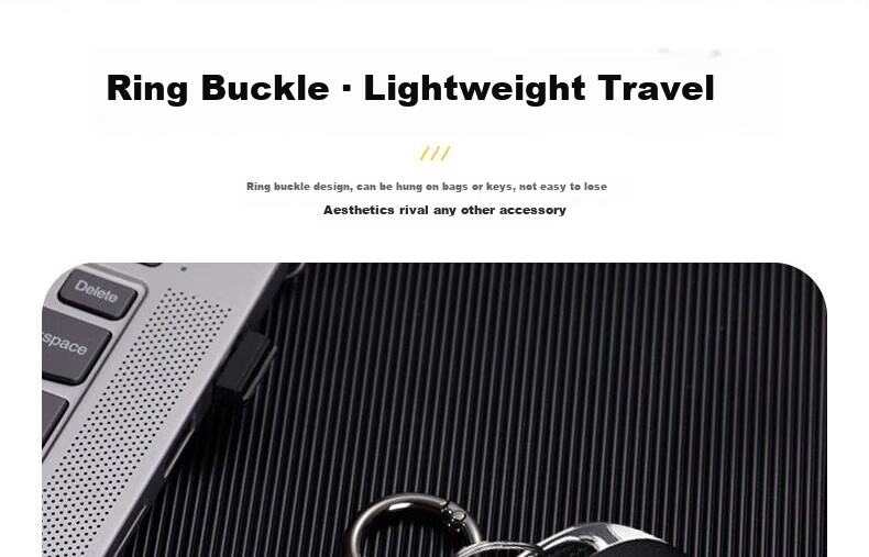 LinkStone USB Flash Drive Storage Case Protective Cover, Anti-Loss And Shockproof Shell, Portable Compact Keychain, Specially Designed for USB Drives, PU Leather 2