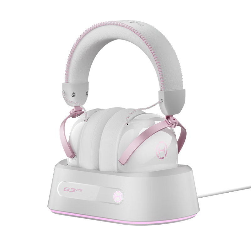 EDIFIER HECATE G3 MAX Base Edition 2.4G Wired Bluetooth Quad-Mode THX Spatial Audio Wireless Gaming Headset Pink