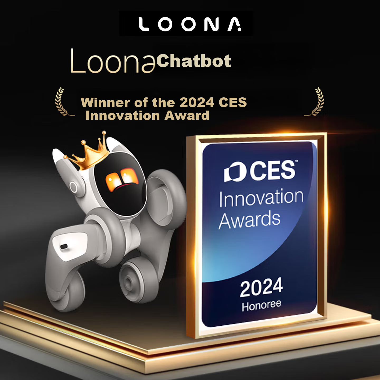 Kolibao Loona Robot Dog AI Smart Companion Robot Programming Learning Interactive Language Early Education Toy CES Innovation Award
