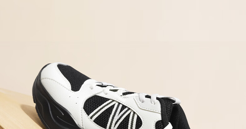 361° Women's Casual Shoes Autumn Thick Sole Comfortable Lightweight Sports Dad Shoes Versatile Women's Shoes 682636702-2 33
