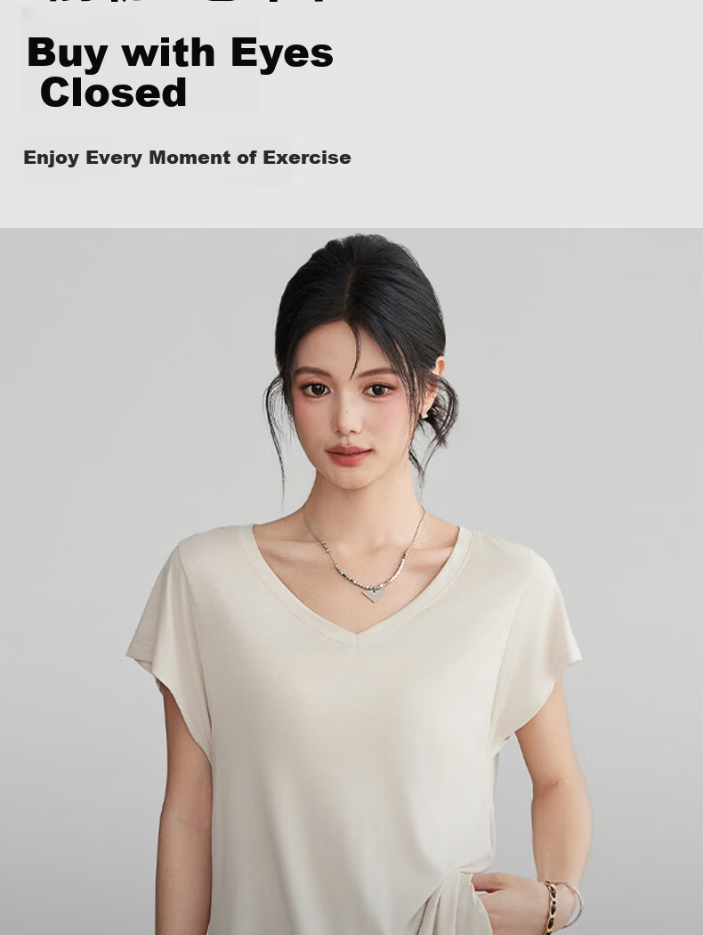 Free Style Yoga Top Women Loose Slim Draped Sports Short Sleeve T-Shirt Pilates Running Fitness Training Cover-up Summer 4