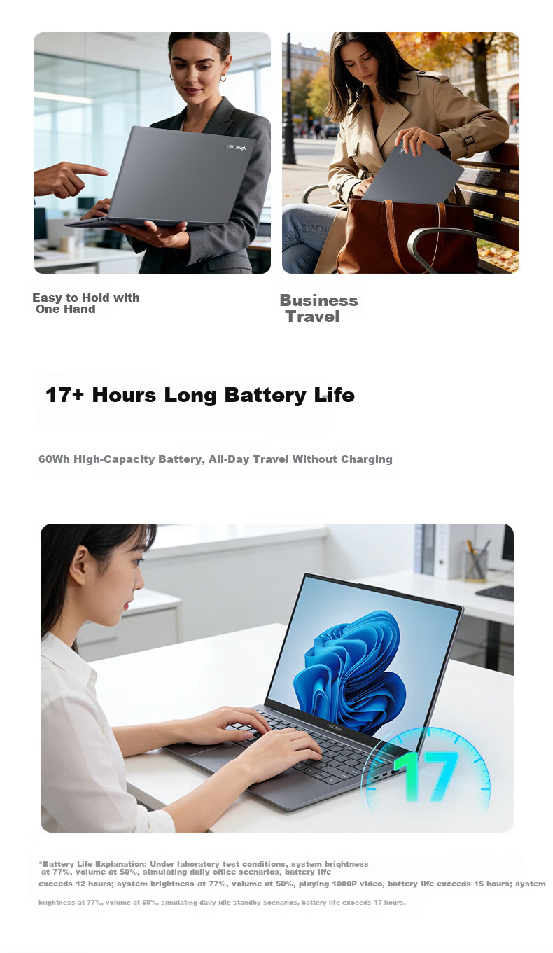 H3C New H3 MegaBook Air High-Performance Business Lightweight Laptop 14-inch Lunar Lake/32GB/1TB Local AI Long Battery Life 5