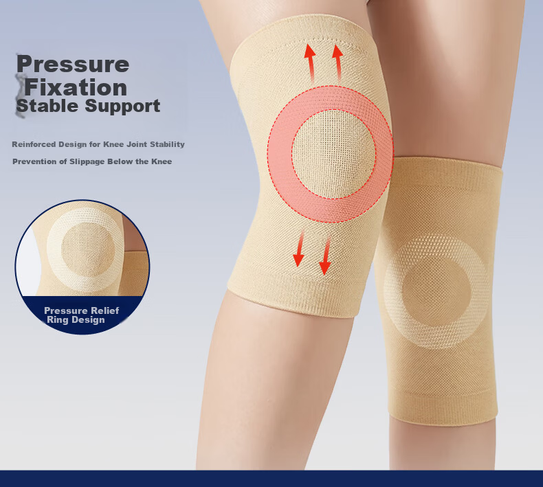 CABANIS Japanese Knee Brace Warm Arthritis Meniscus Injury Unisex Summer Thin Sports Professional Protection for Old Cold Legs 4