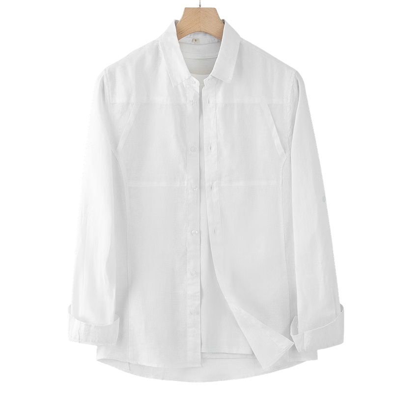 SHANSHAN High-End Trench Coat for Young And Middle-Aged Men, Mid-Length Solid Color Wrinkle-Resistant Casual Seamless Pressed Jacket Father's Day Outerwear