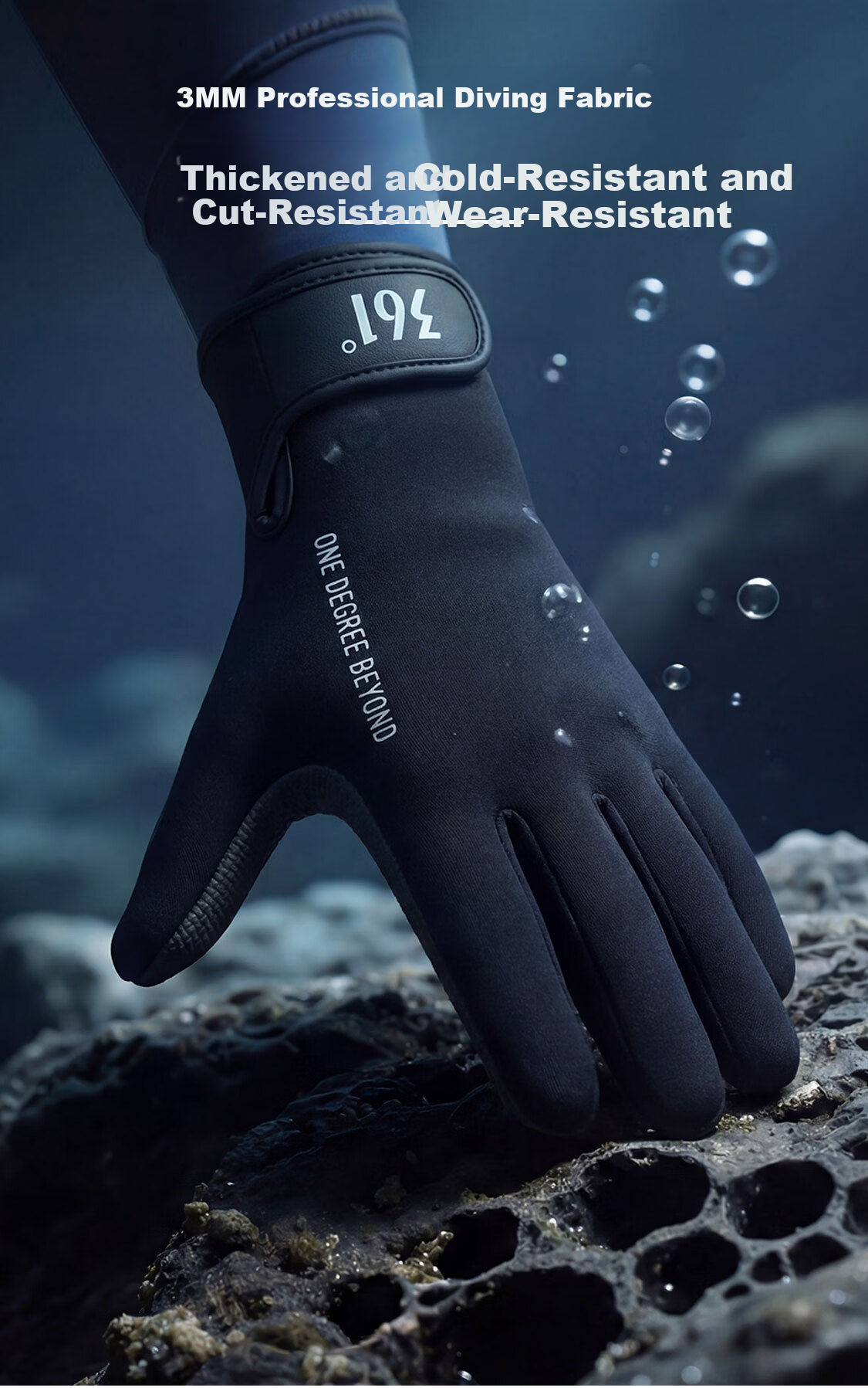 361° Swimming Diving Sun Protection Surfing Lightweight Gloves Wear-Resistant Scratch-Resistant Non-Slip Coral Protection Snorkeling Equipment Gloves 1