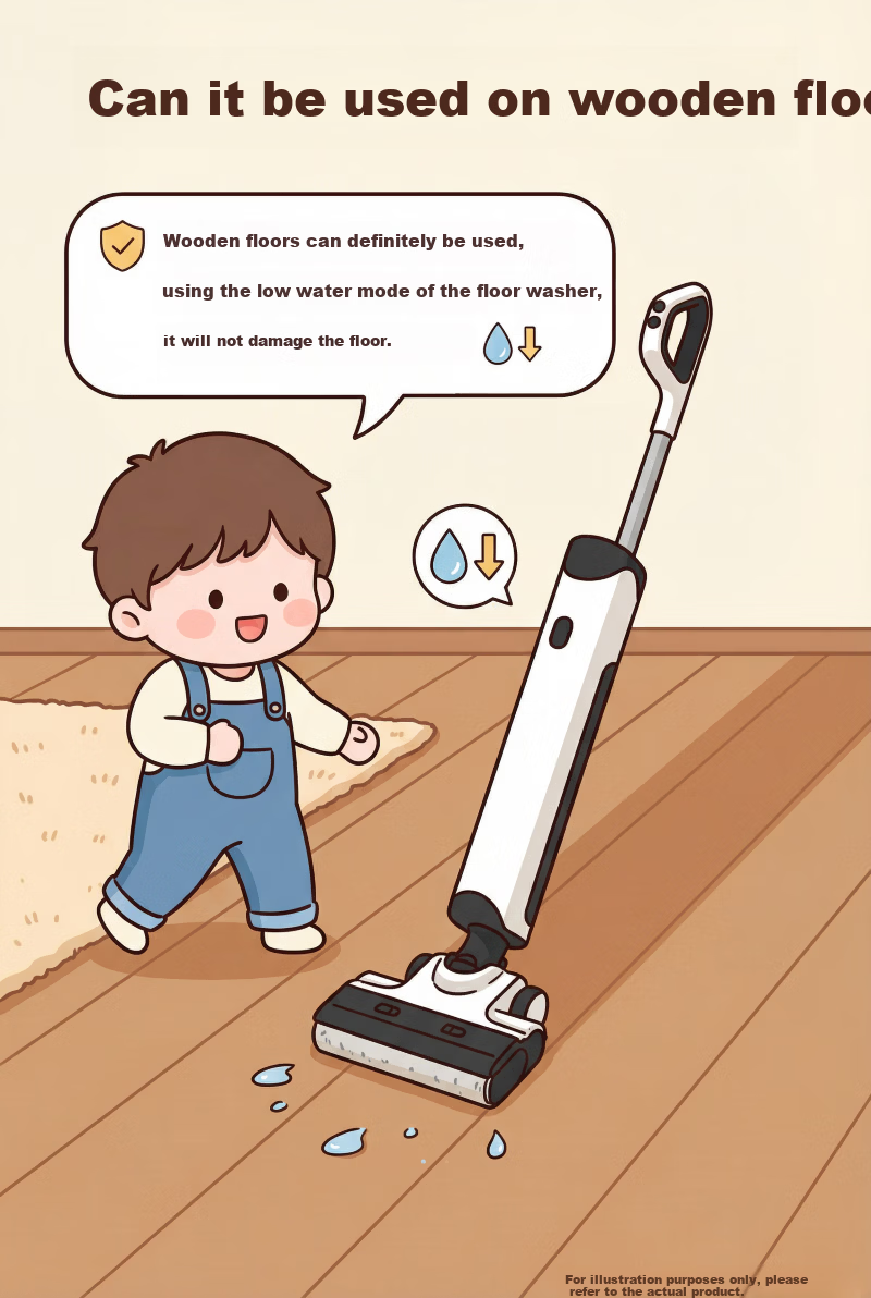 JD Jingzao Little Orca Plus Floor Washer 21KPa Suction 100℃ Hot Water Cleaning Wireless 3-in-1 Home Mop Vacuum Self-Cleaning Floor Cleaner Mother's Day Gift for Mom 34