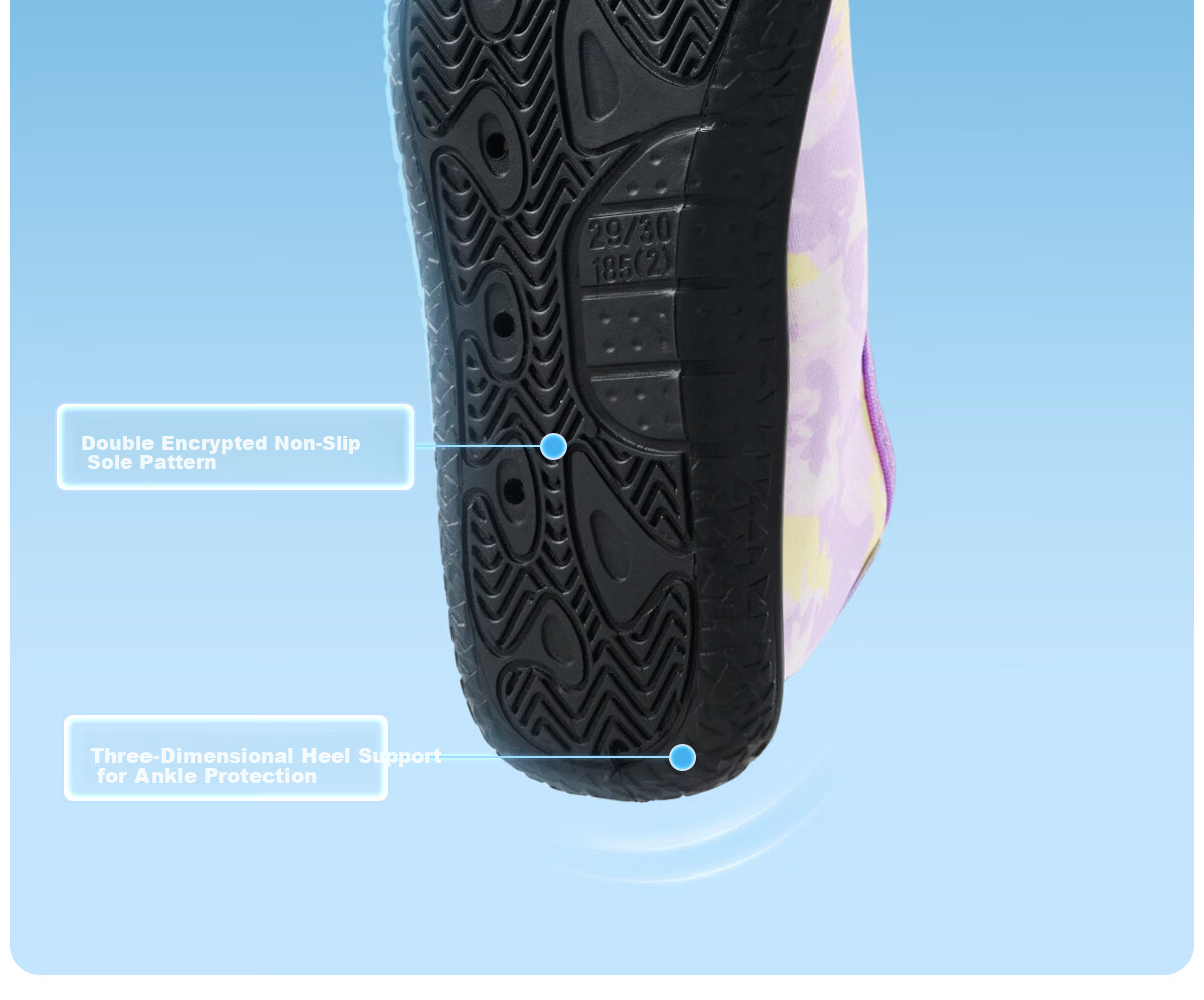 361° Children's Girls Beach Shoes, Cut-Resistant And Non-Slip, for Stream Trekking, Rafting, Outdoor Quick-Drying Sandals, Diving And Seashore Shoes 15