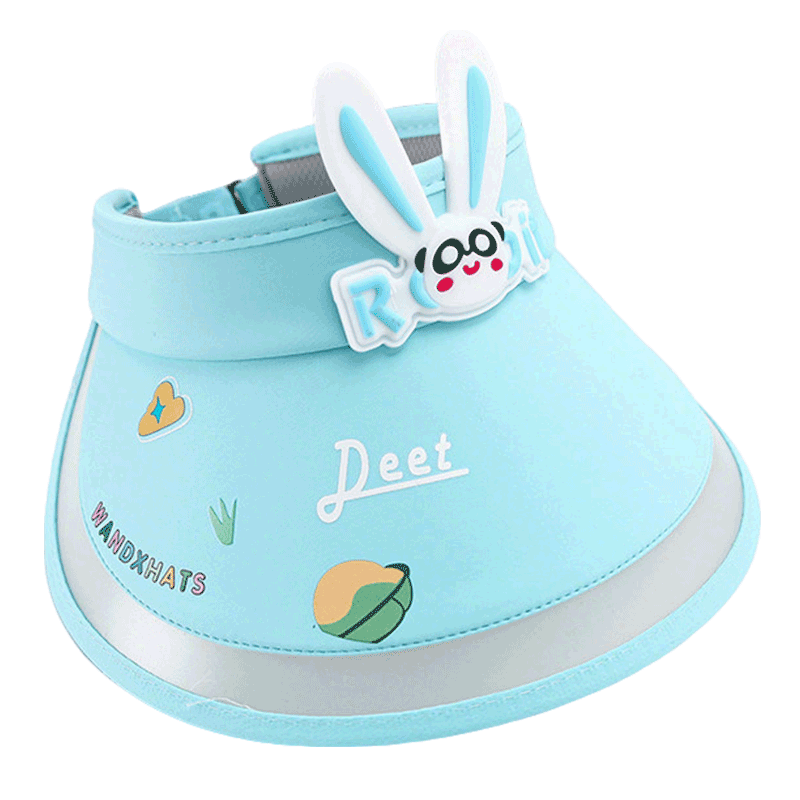 Ousen Children's Sun Protection Hat, New Summer Style Baby Sun Visor Cap, Little Girl UV Protection Wide Brim Hat, Girls' Visor Cap
