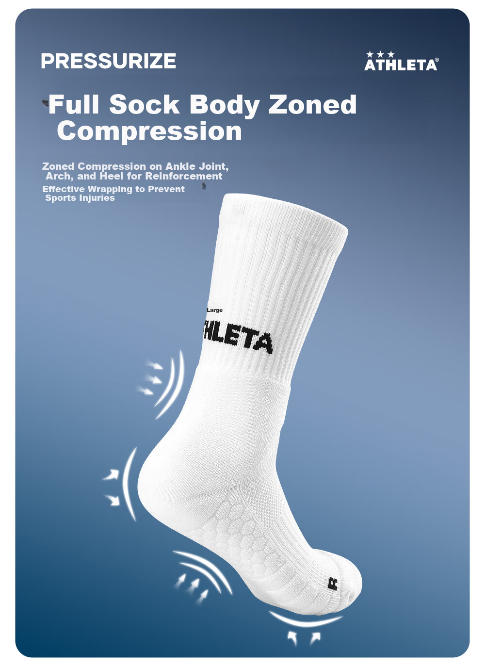 ATHLETA Soccer Socks Unisex Summer Mid-Calf Non-Slip Towel Bottom Durable Running Basketball Training Socks 4
