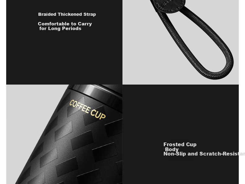 Shijia Insulated Thermos Cup Ice and Heat Preservation Coffee Mug Ceramic Liner Portable High-Value Dual-Use Cup for Men and Women 23