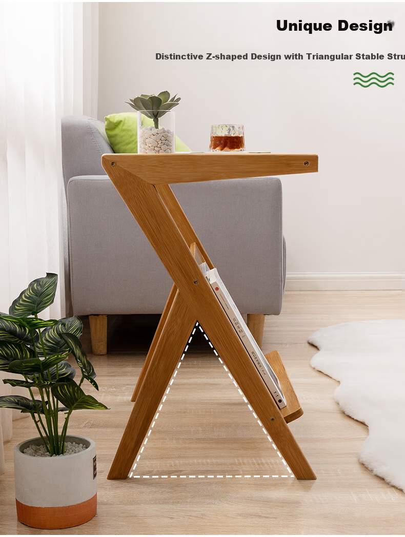Lao Zhu Craftsman Side Table Living Room Small Tea Table Sofa Side Cabinet Bedside Cabinet Tea Table Bedside Storage Tea Color 4