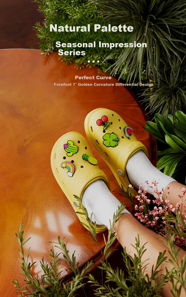 Puxi Women's Summer Silent Non-Slip Outdoor Height-Increasing Soft Sole Clogs Pearl White Size 37-38 1