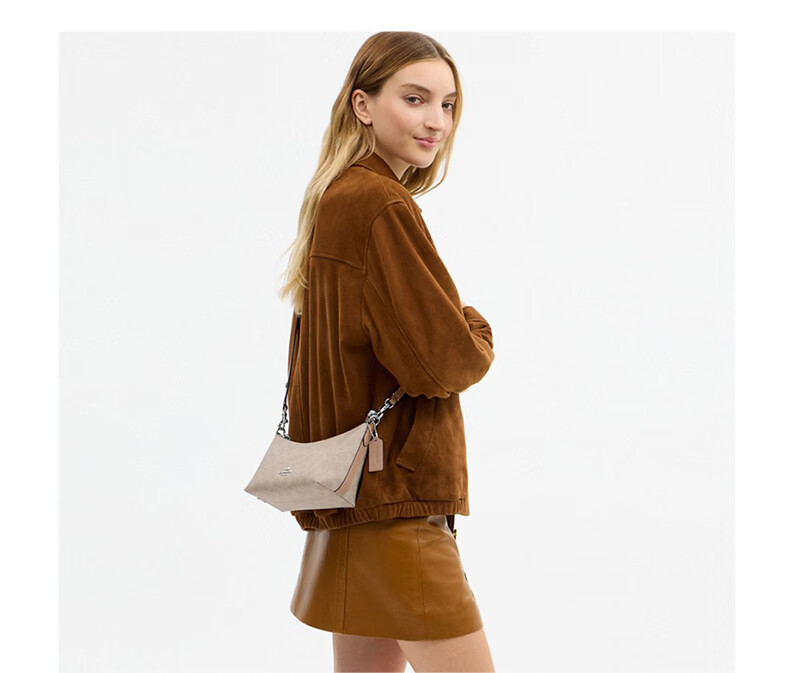 COACH Women's CAITLIN Shoulder Crossbody Bag CEK80 Sand Yellow New Travel Gift 14