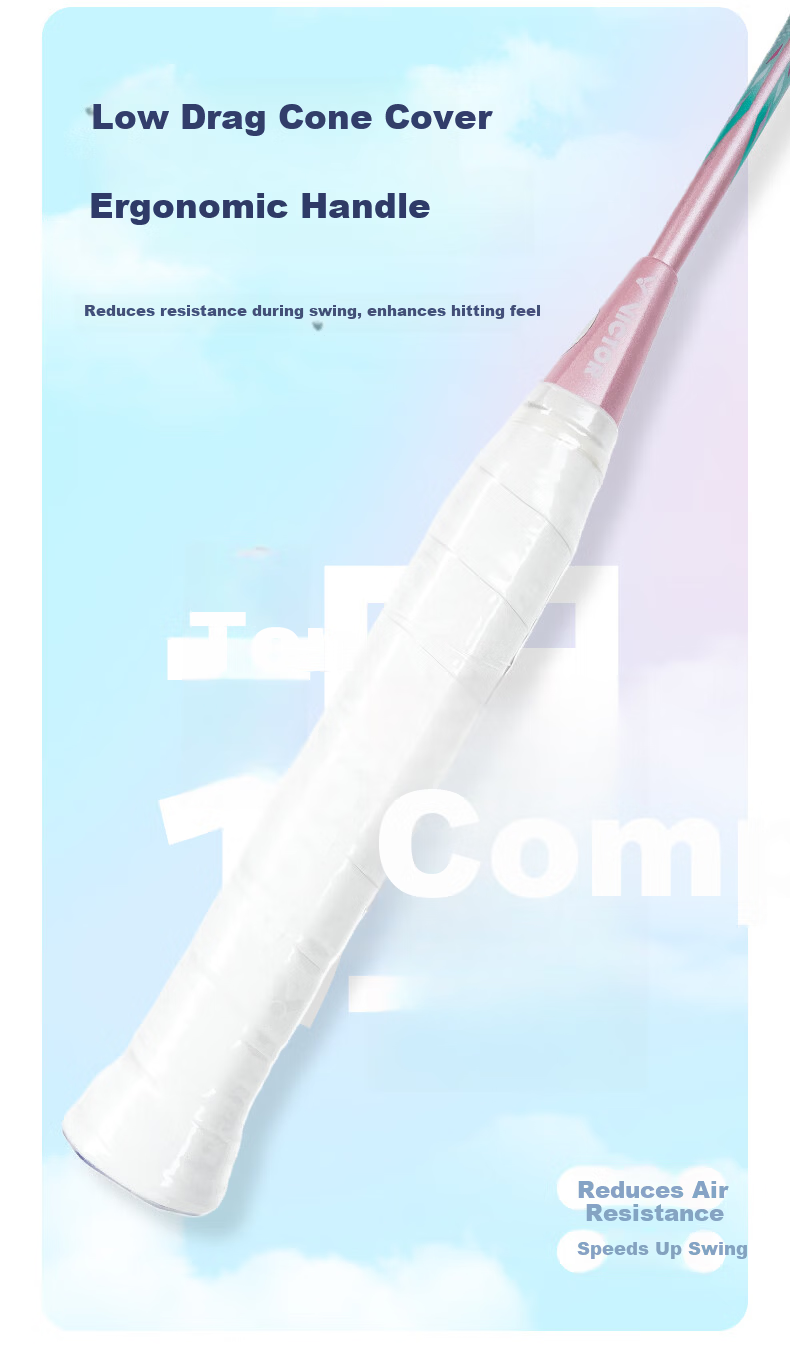 VICTOR Victory Badminton Racket Children's Beginner Entry-Level Entertainment Offensive Racket TK-RYUGA SPORT TK - [Single Racket] 10