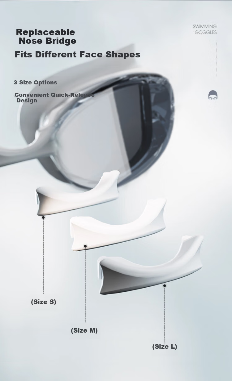 Keep Swimming Goggles Unisex HD Waterproof Anti-Fog Prescription Professional Swim Glasses Lively Black 300 5