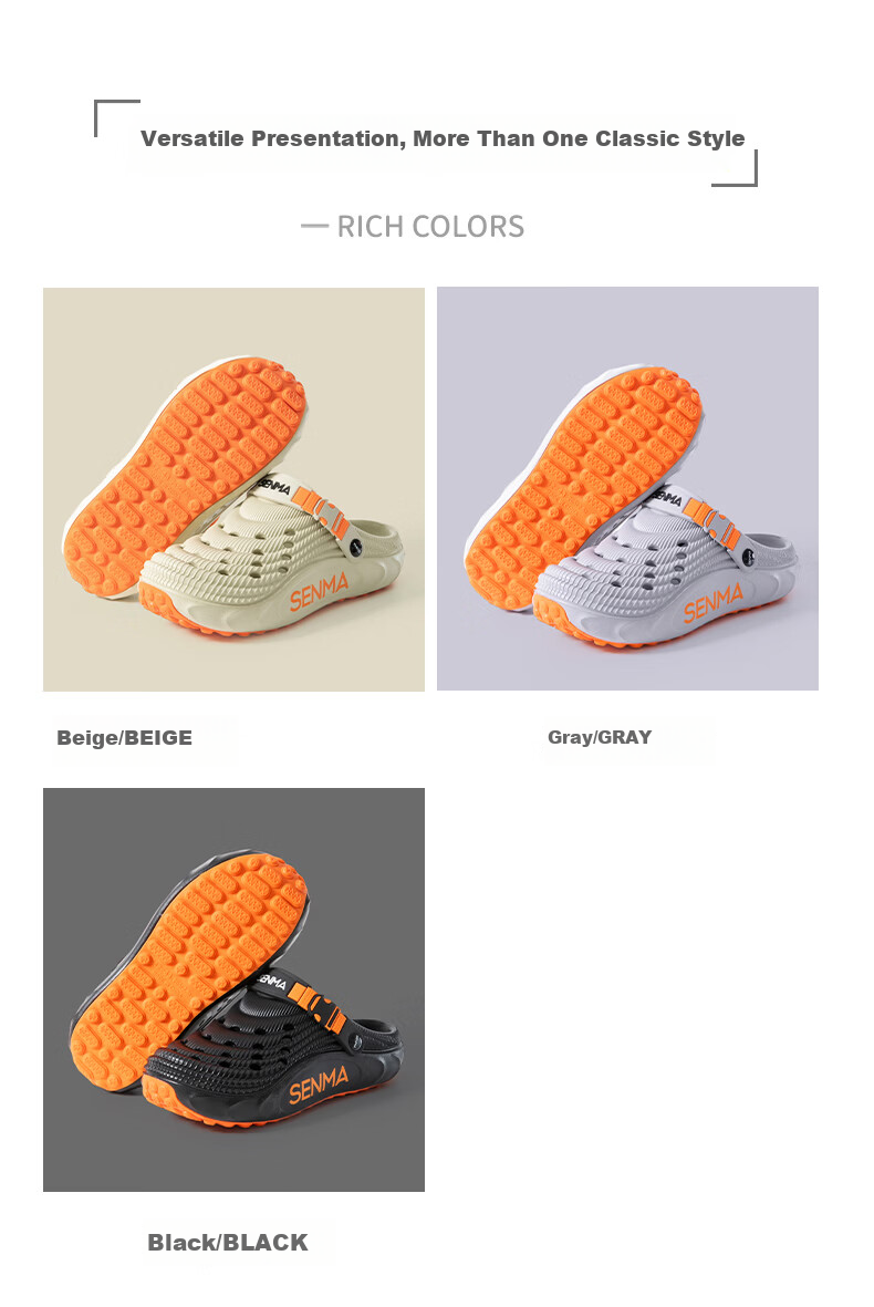 Semir Men's Hollow-out Sports Slippers Summer Outdoor Sandals 2026 New Beach Shoes 3
