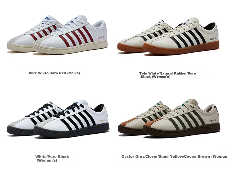 K·SWISS Women's Sneakers 25 Autumn Classic 66 Basic White Shield 4712 Size 39 "Classic Beige" 2