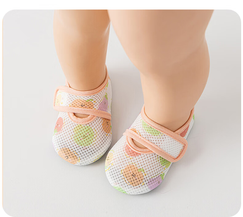 Aibao Baby Toddler Walking Shoes Summer Mesh Breathable Indoor Floor Shoes Sandals 2-Pack T328 Blue+Yellow Size M 11
