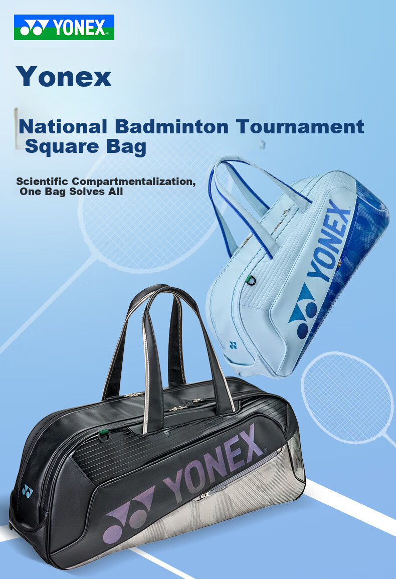 YONEX Multifunctional Large Capacity Badminton Bag BA02631WEX Smoky Green 1