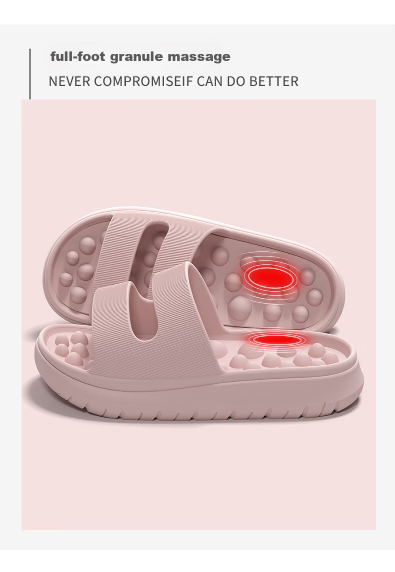 She Enjoy Cooling Slippers Unisex Home Bathroom Hollow Massage Cloud Walking Slippers 6