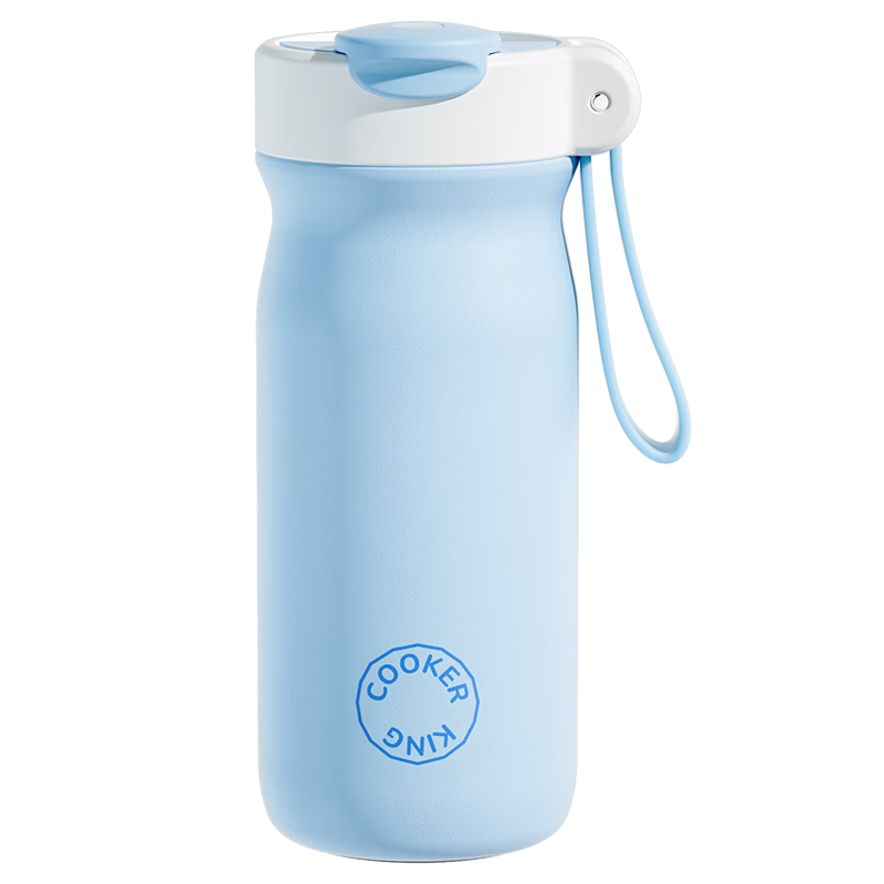 Chuida Huang 316L Stainless Steel Insulated Bottle Easy-Open Lid Portable Travel for Women 550ml (Coconut Blue Sea)