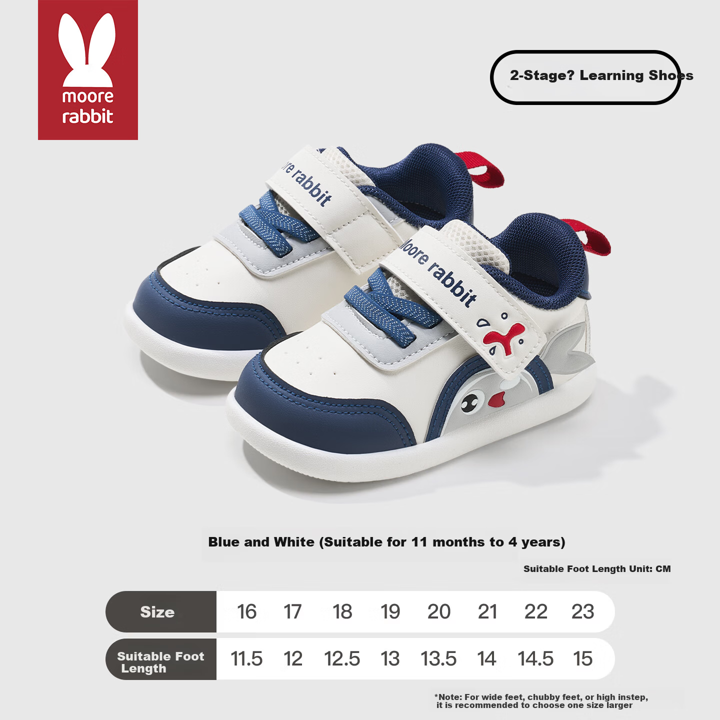 More Rabbit Baby Toddler Walking Shoes Boys 2025 Spring Autumn New Girls Soft Sole Waterproof Non-Slip Stable Shoes