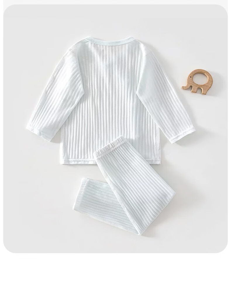 Aibaoqi Children's Summer Thin Pajamas Set Cotton Long Sleeve Homewear Air Conditioning Clothes T331 Size 90 9