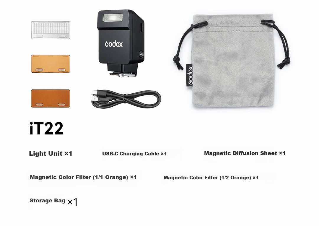 Godox IT22 Mini Flash Small Hot Shoe Mount On-Camera Flash Compact Cube Portable Outdoor Photography Portrait Digital Mirrorless Camera Black Canon Version 9