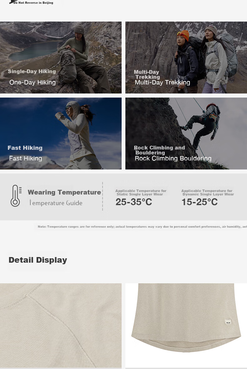 BEIN SPACE Summer Outdoor Lightweight Sports Hiking Moisture-Wicking Quick-Dry Soft Women's Short Sleeve T-Shirt J017 Mist White L 5