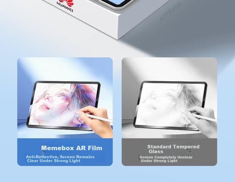 PROTESCREEN Huawei MatePad Pro 13.2-inch AR Anti-Glare Matte Screen Protector Paper-Like Film for Writing and Drawing 8