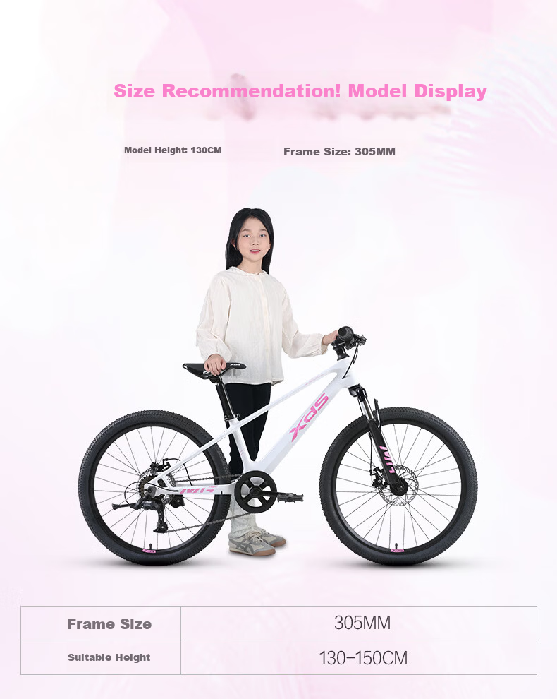 XDS Children's Bicycle Magnesium Alloy Magnesium Knight Youth Edition 7-Speed Star Scarlet Dream Mirror 24 Inch 3
