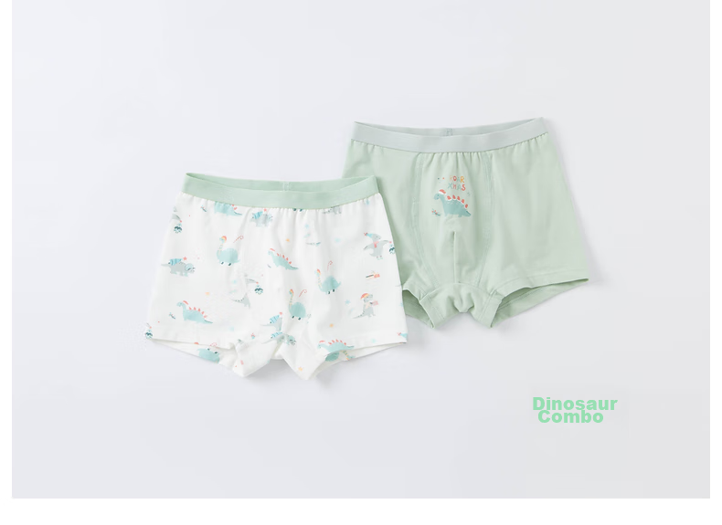 DAVE & BELLA , [Two-Pack], Boys' Elastic Boxer Briefs, 2024 Children's Boxer Shorts, Baby Underwear 16