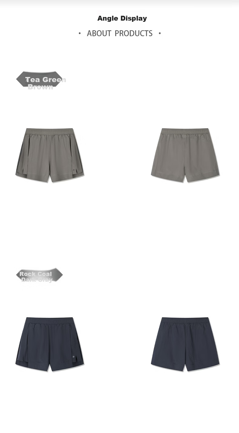 361° Women's Sports Shorts Spring Summer New Sun Protection Running Fitness Ice Cool Casual Loose Pants 662624709-1 11