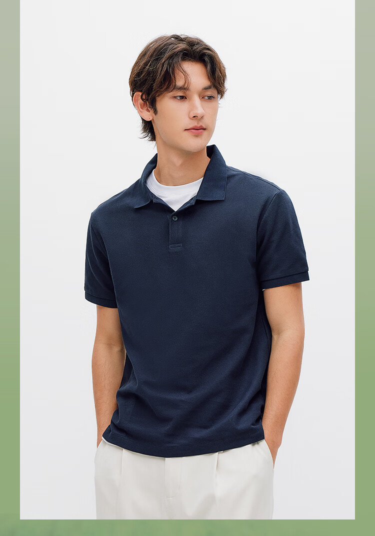 Semir Wang Anyu Mall Same Style | Men's Polo Shirt Summer Trendy Short Sleeve 2026 New Quick-Dry Breathable T-Shirt Father's Day 8