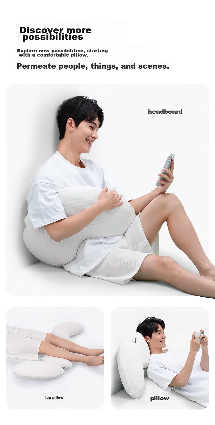 CHECA GOODS Sleeping Hug Pillow Leg Pillow Sofa Cushion Long Body Pillow for Pregnant Women And Adults Side Sleeping Pillow Mid-Autumn Festival Gift 13