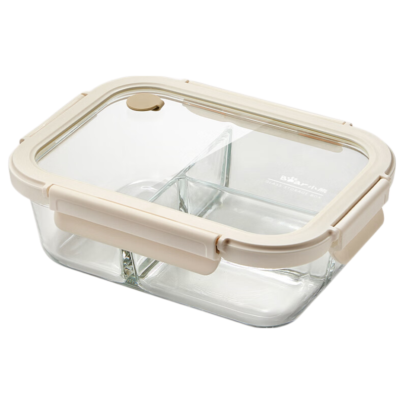 Bear High Borosilicate Glass Food Storage Container Microwave Safe Dishwasher Safe JC012-P04