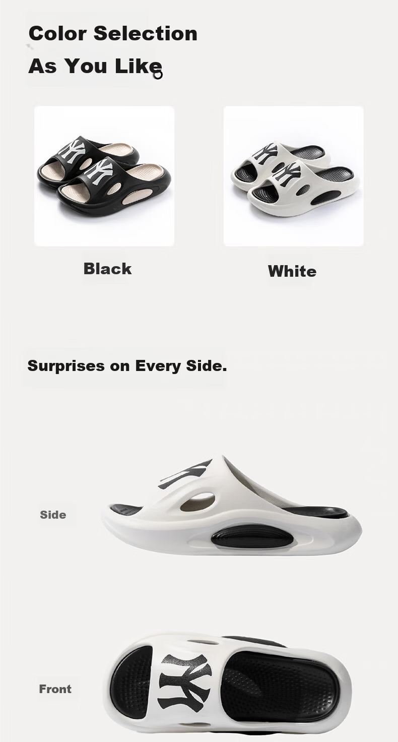 AILAIJIA Men's Sports Outdoor Slippers with Detachable Midsole Beach Sandals Size 42-43 White 9
