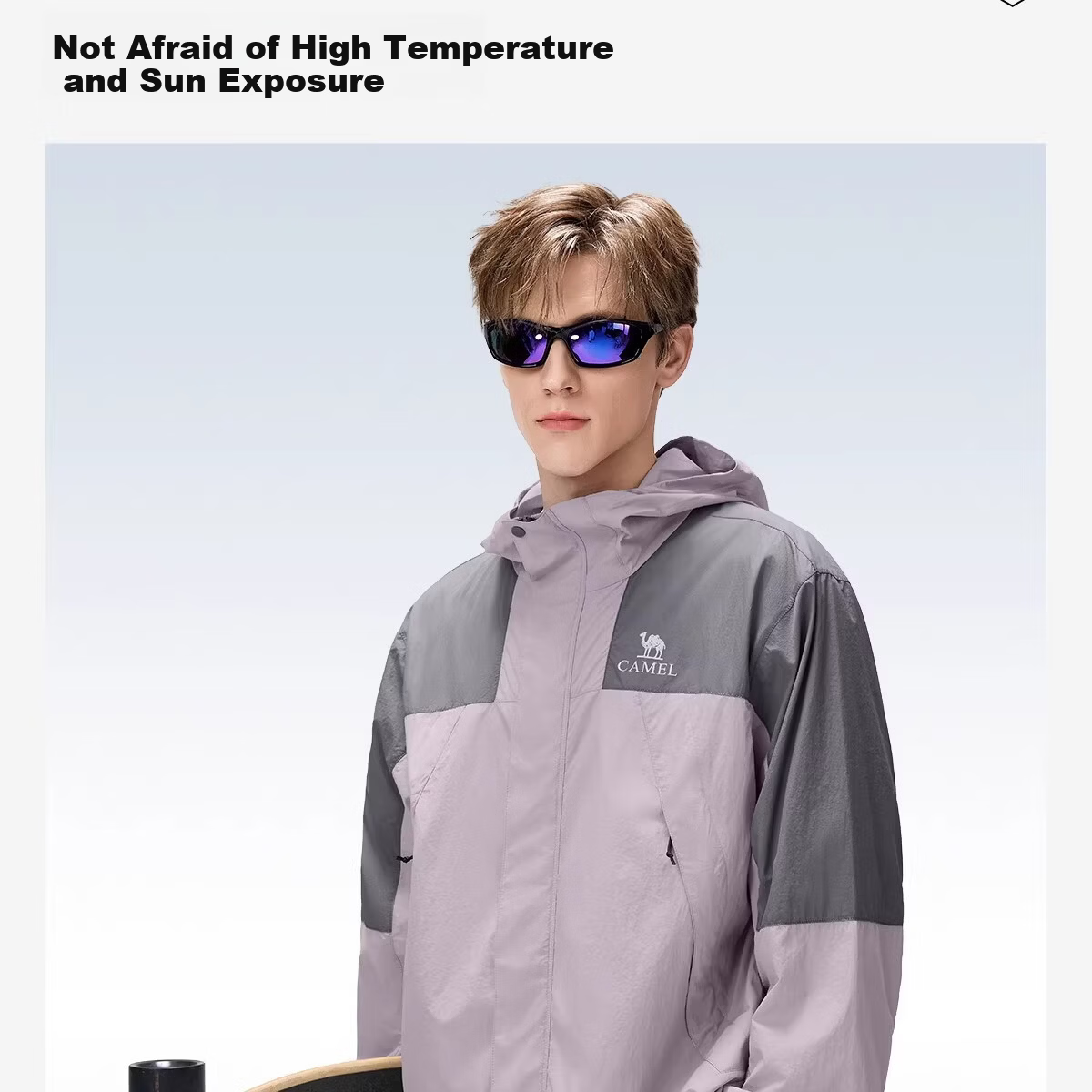 CAMEL Outdoor Sun Protection Jacket 2026 Spring Summer New UPF700+ Unisex Cooling Windproof Water-Repellent Sports Jacket 5024 10