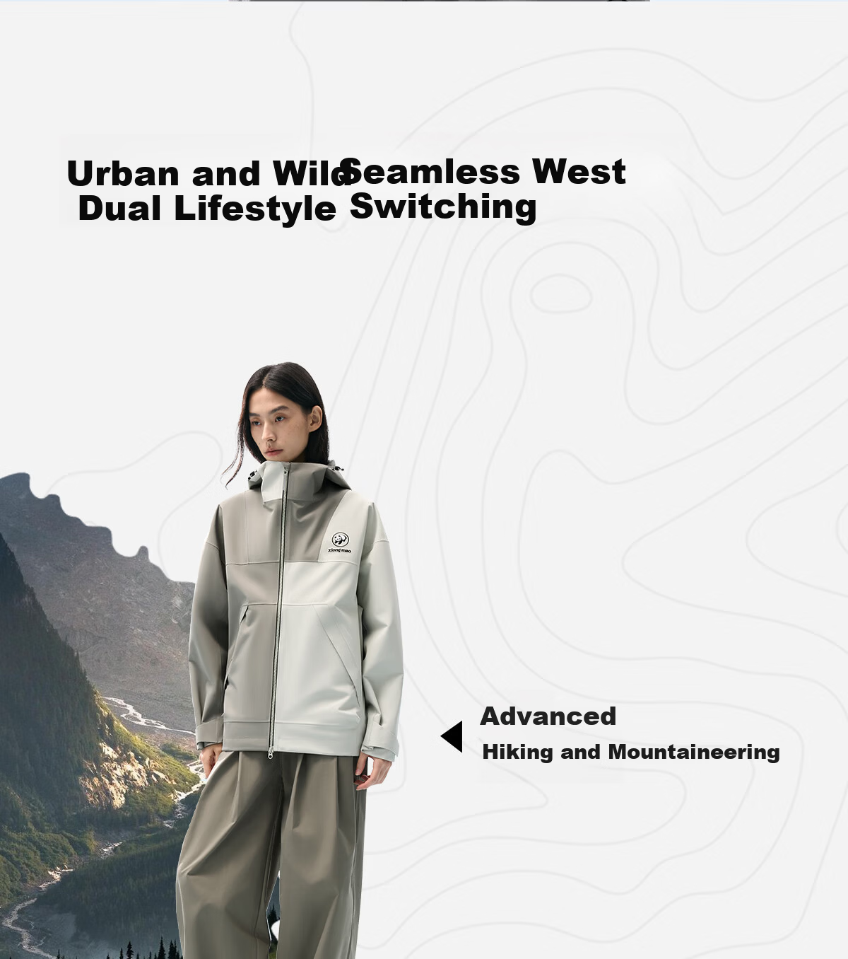 Panda Liu Yifei Style [Play Wild 2.0] Fluorine-Free Windproof Waterproof Durable Jacket for Men and Women Spring Summer B061 12
