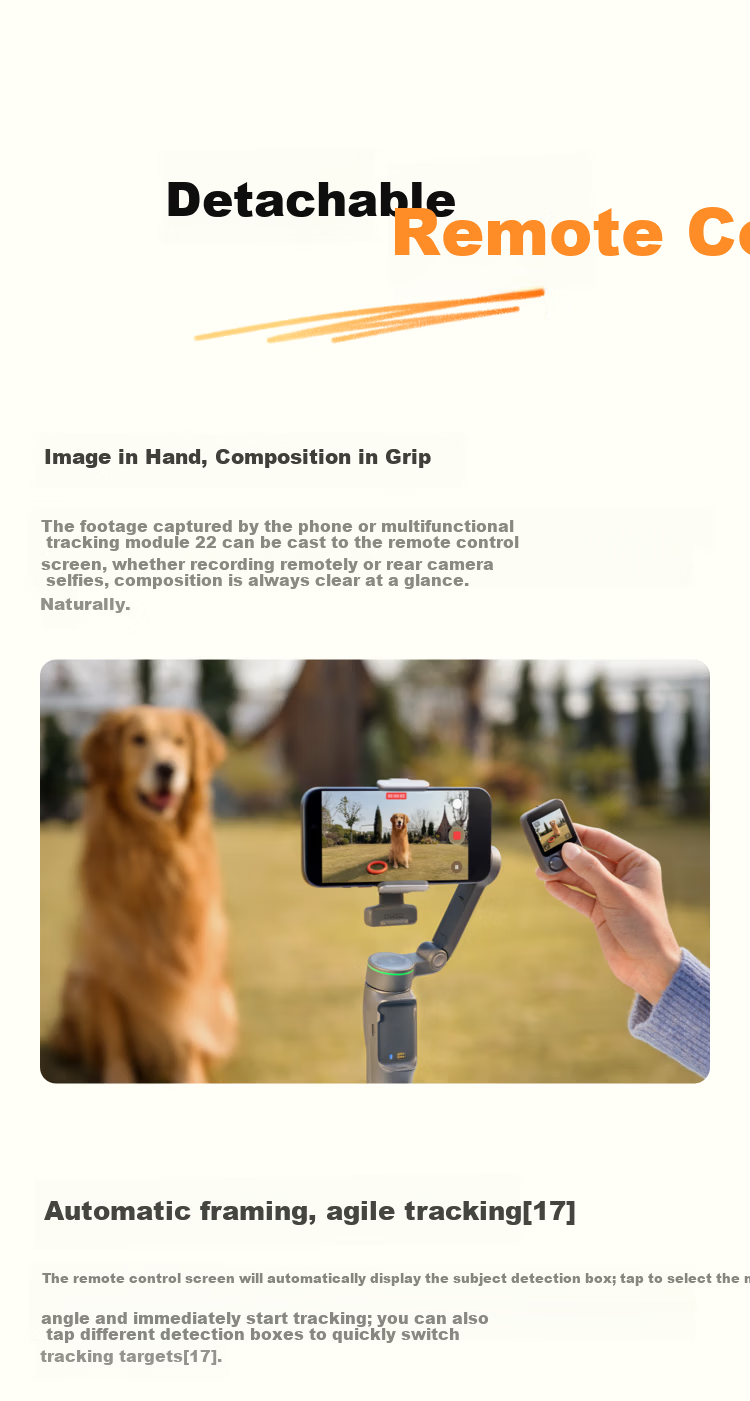 DJI Osmo Mobile 8P Smartphone Gimbal Stabilizer Handheld Remote Control Selfie 360 Tracking Vlog Tool AI Tracking Module Kit New Arrival 3