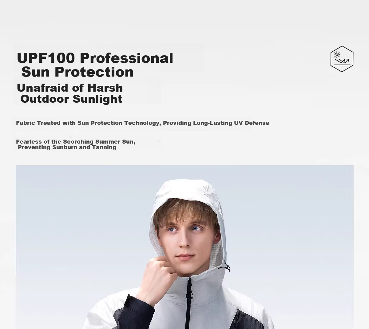 CAMEL Outdoor Sun Protection Jacket 2026 Spring Summer New Men's Breathable UV Protection Water-Repellent Sports Coat 9032 4