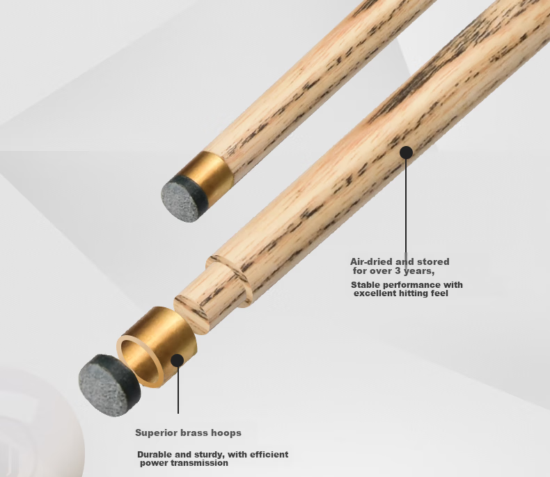Jianying Billiard Cue Small Tip Chinese Black 8 Eight-Ball English Snooker White Waxwood Split Universal Pool Cue Blue Dragon 11