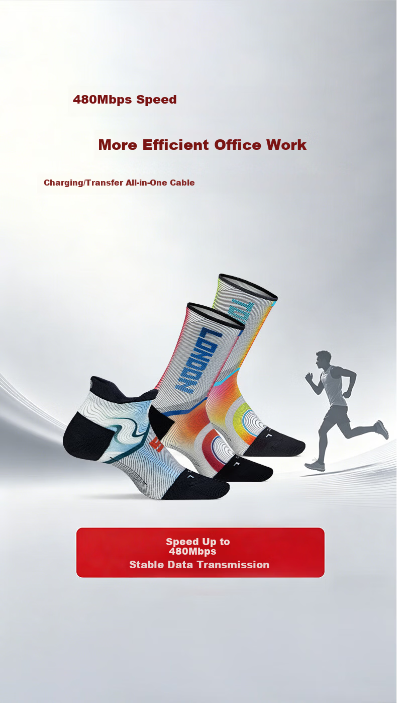 Feetures Fei'ou Sports Quick-Dry Socks, 2026 London Olympics Limited Edition Low-Top Cushioning Athletic Quick-Dry Socks 14