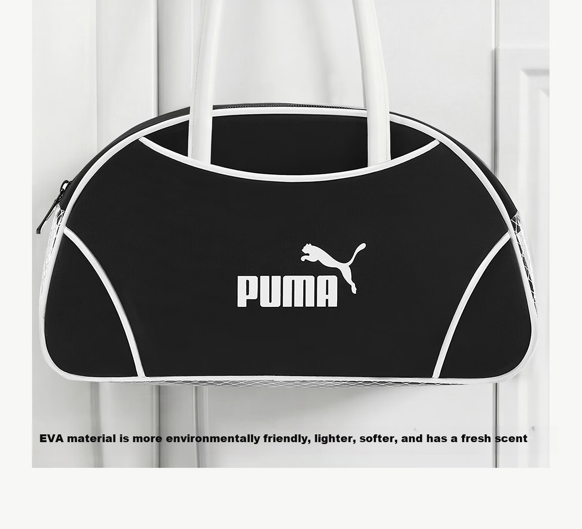 PUMA Large Capacity Swim Tote Bag with Wet and Dry Separation, Lightweight Sports Yoga Fitness Travel Bag, Premium Quality 11
