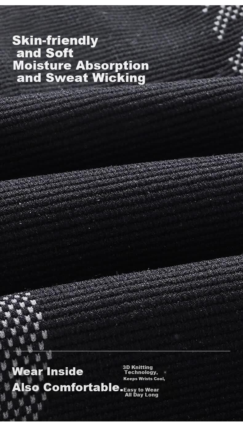 NAILEKESI N Sports Wrist Support Fitness Anti-Sprain Wrist Brace Male TFCC Tendon Sheath Basketball Push-Up Compression Protector M 9