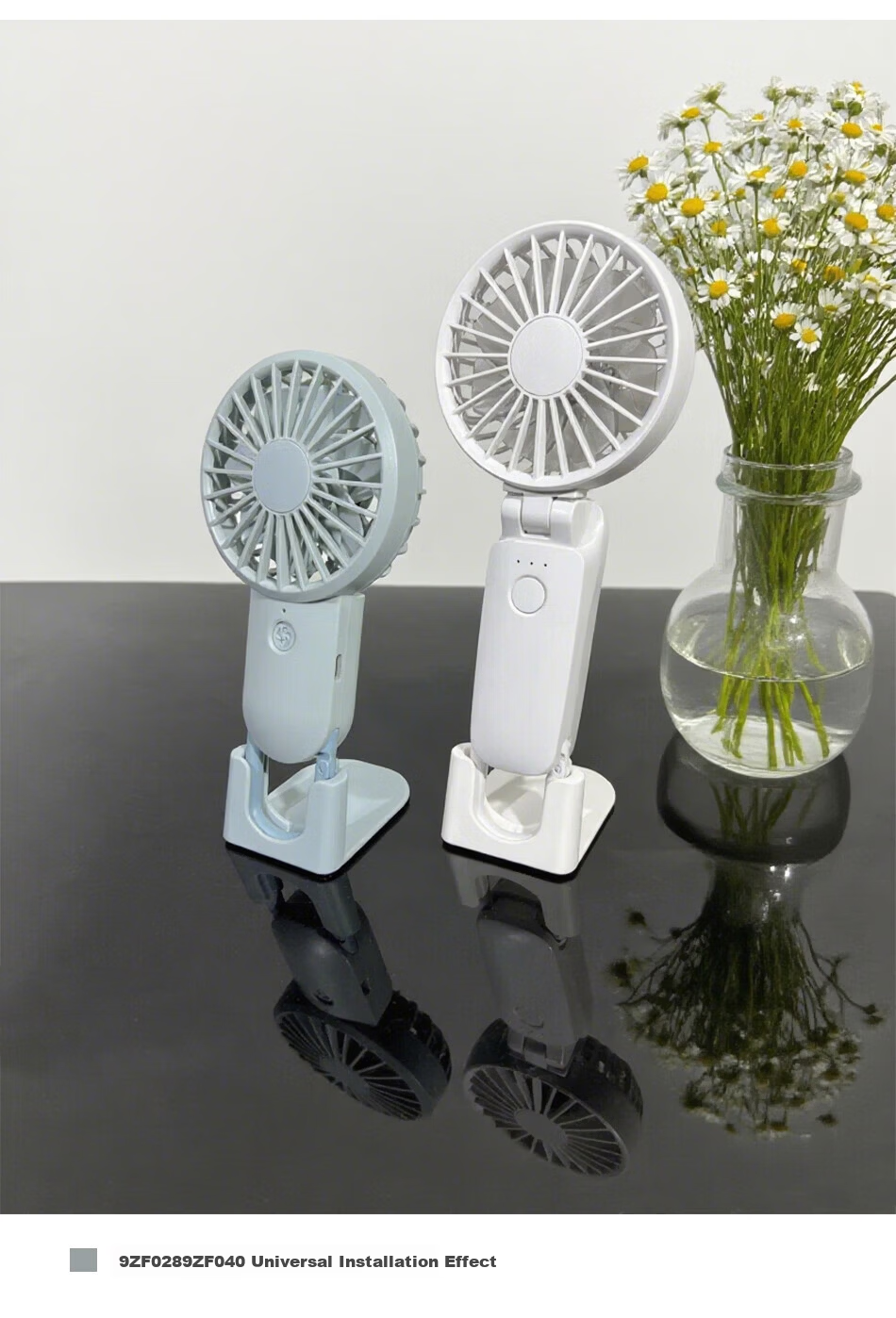 RHYTHM Lisheng Handheld Fan Base 036 040 028 042 Universal Fan Base Black White Pink Blue 3