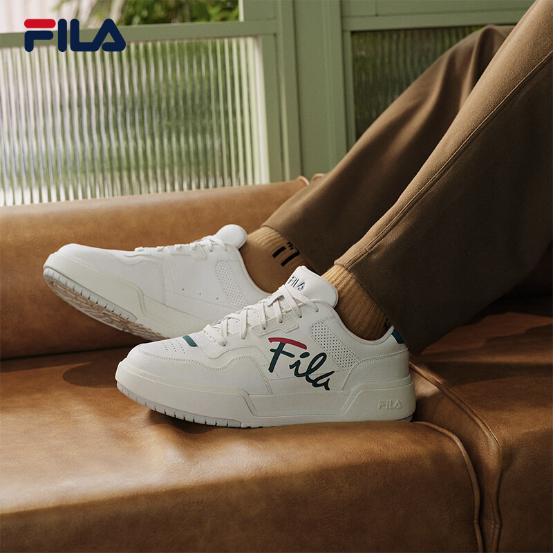 FILA Official [Yi Yangqianxi Edition] Men's Retro Square Casual Sneakers